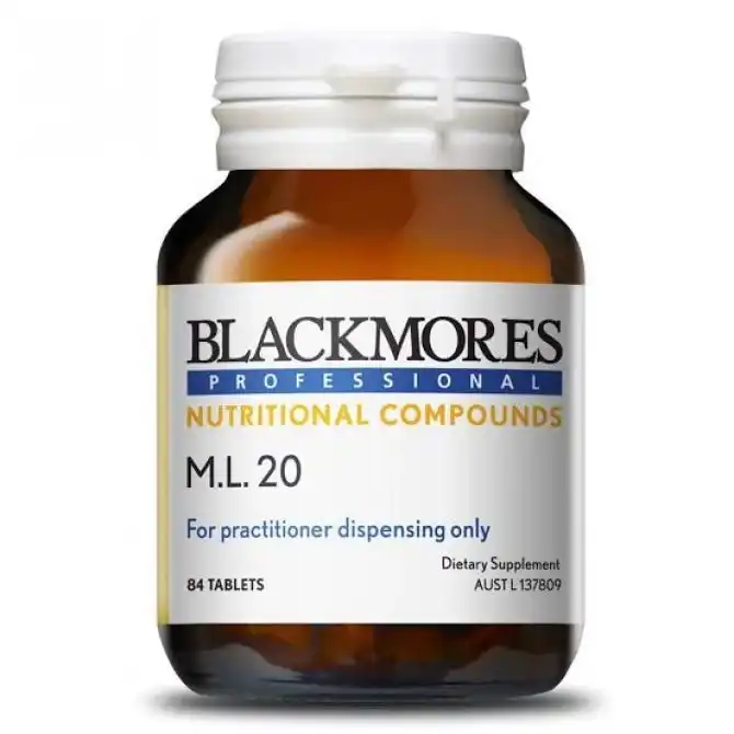 Blackmores Professional M.L.20 84 Tablets