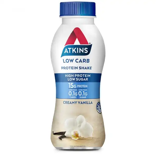 Atkins Low Carb Protein Shake Creamy Vanilla 330ml