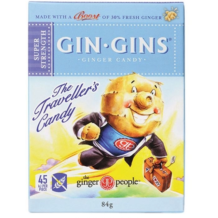 The Ginger People Gin Gins Ginger Candy Super Strength 84g