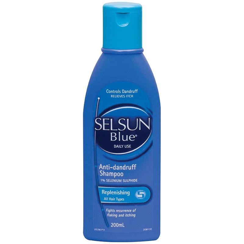 SELSUN Blue Anti-Dandruff Shampoo Replenishing 200ml