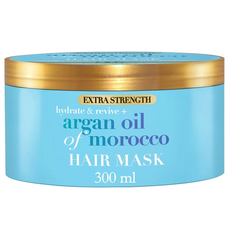 OGX Extra Strength Hydrate & Repair + Shine Argan Oil of Morocco Hair Mask For Damaged Hair 300mL