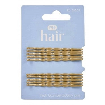 Pharmacy Health BOBBY PINS THICK BLONDE 10PK