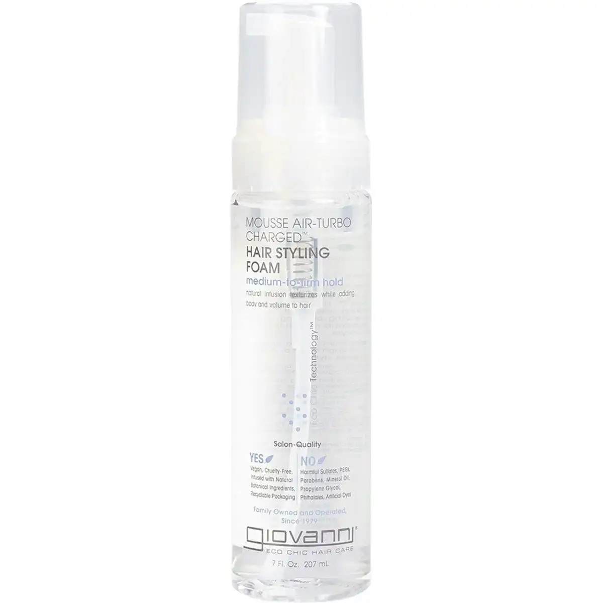 Giovanni Hair Mousse Styling Foam 207ml