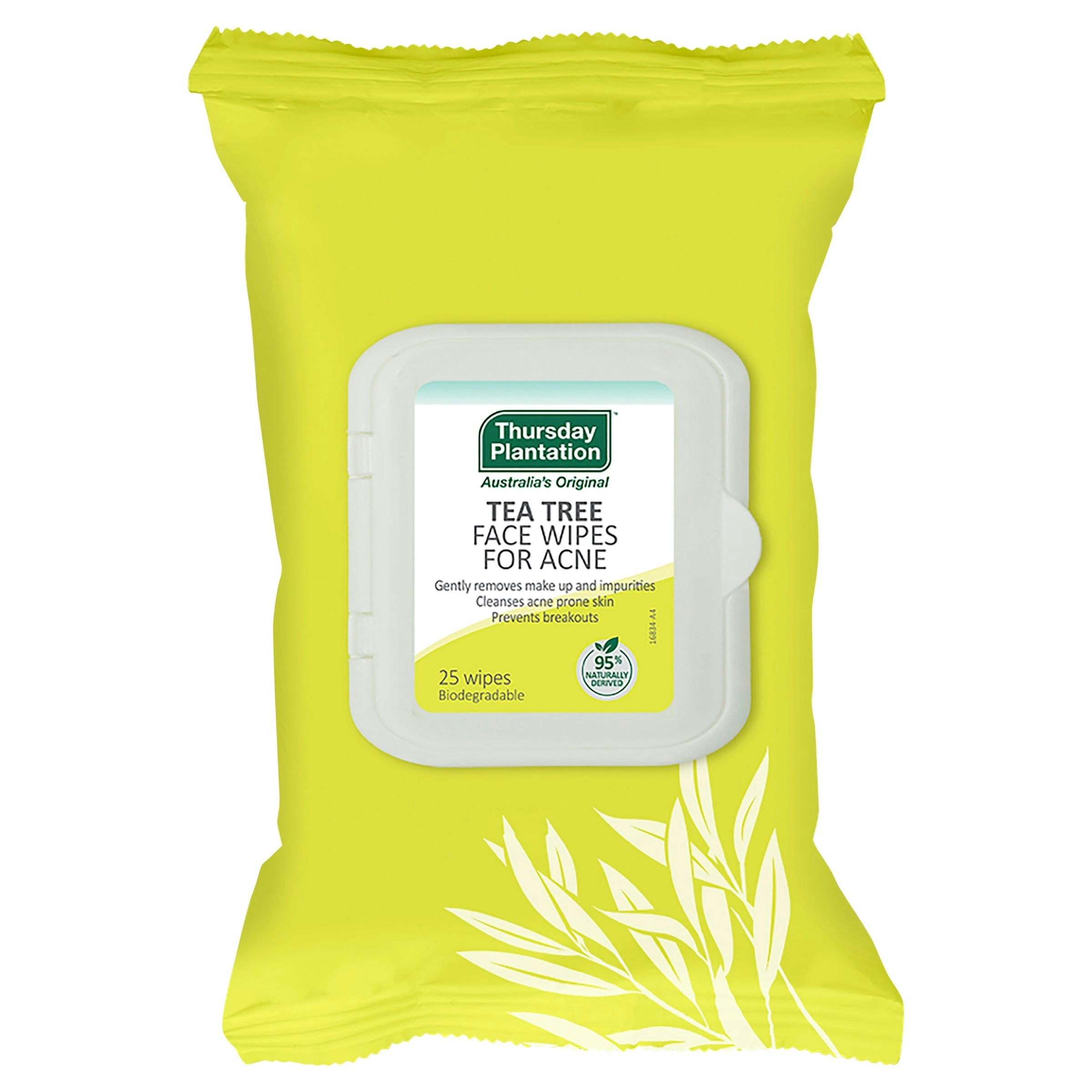 Thursday Plantation Tea Tree Acne Face 25 Wipes