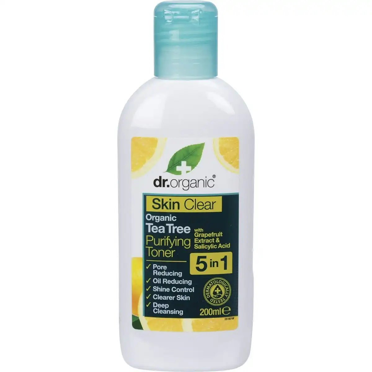 Dr Organic Purifying Toner Skin Clear - Organic Tea Tree 200ml