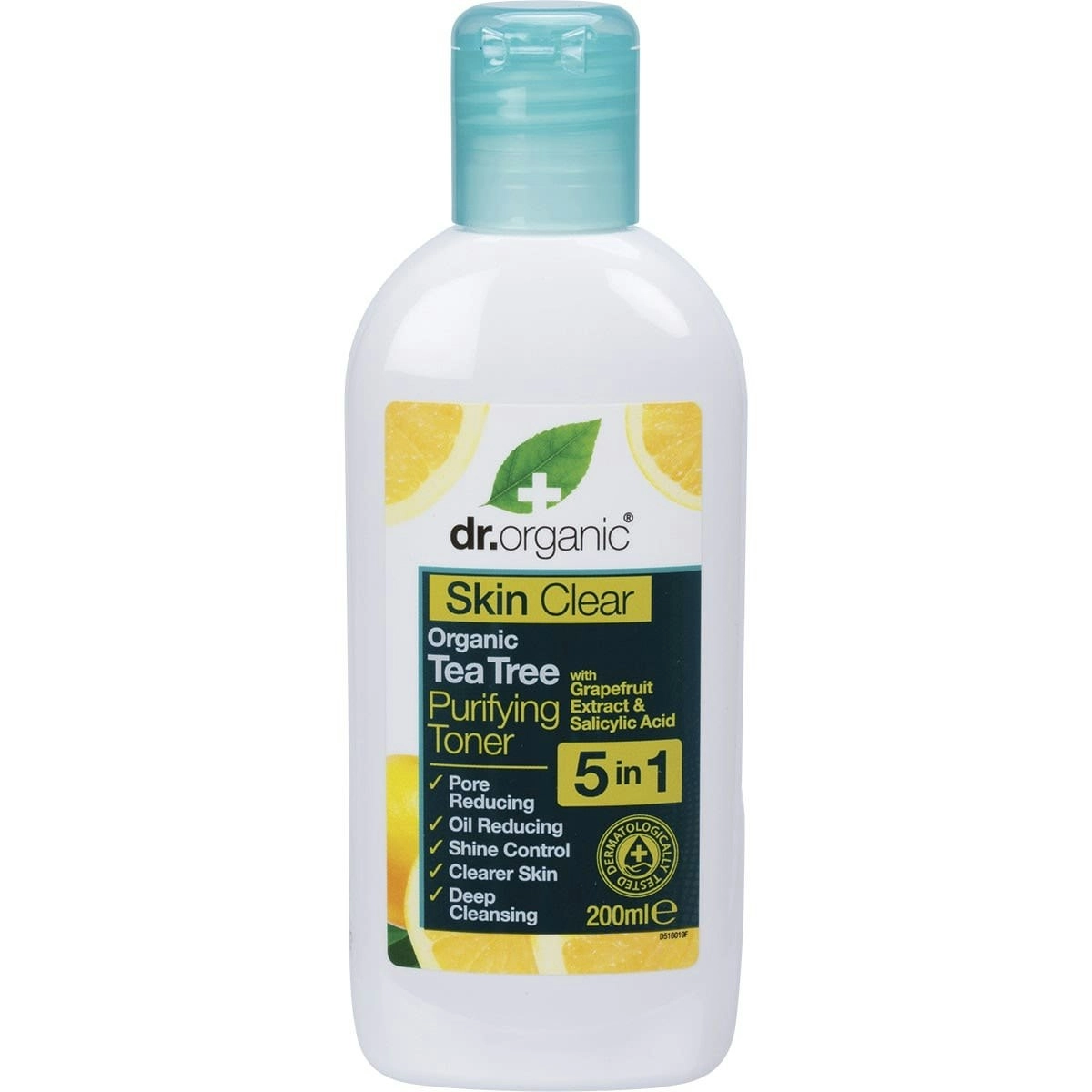 Dr Organic Purifying Toner Skin Clear - Organic Tea Tree 200ml