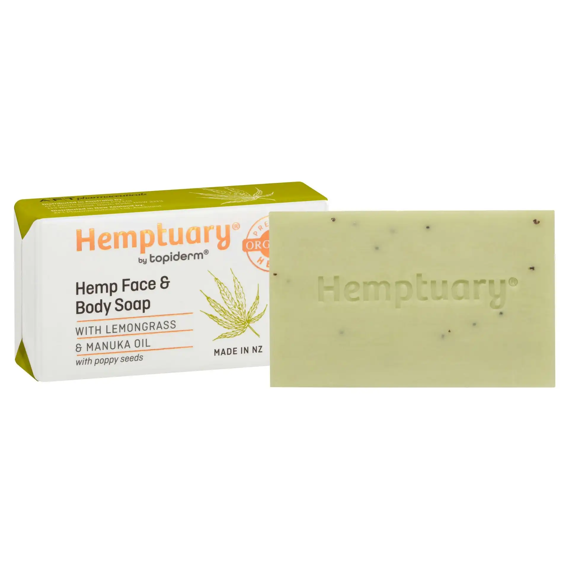 Hemptuary(R) By Topiderm(R) Hemp Face And Body Soap 100g