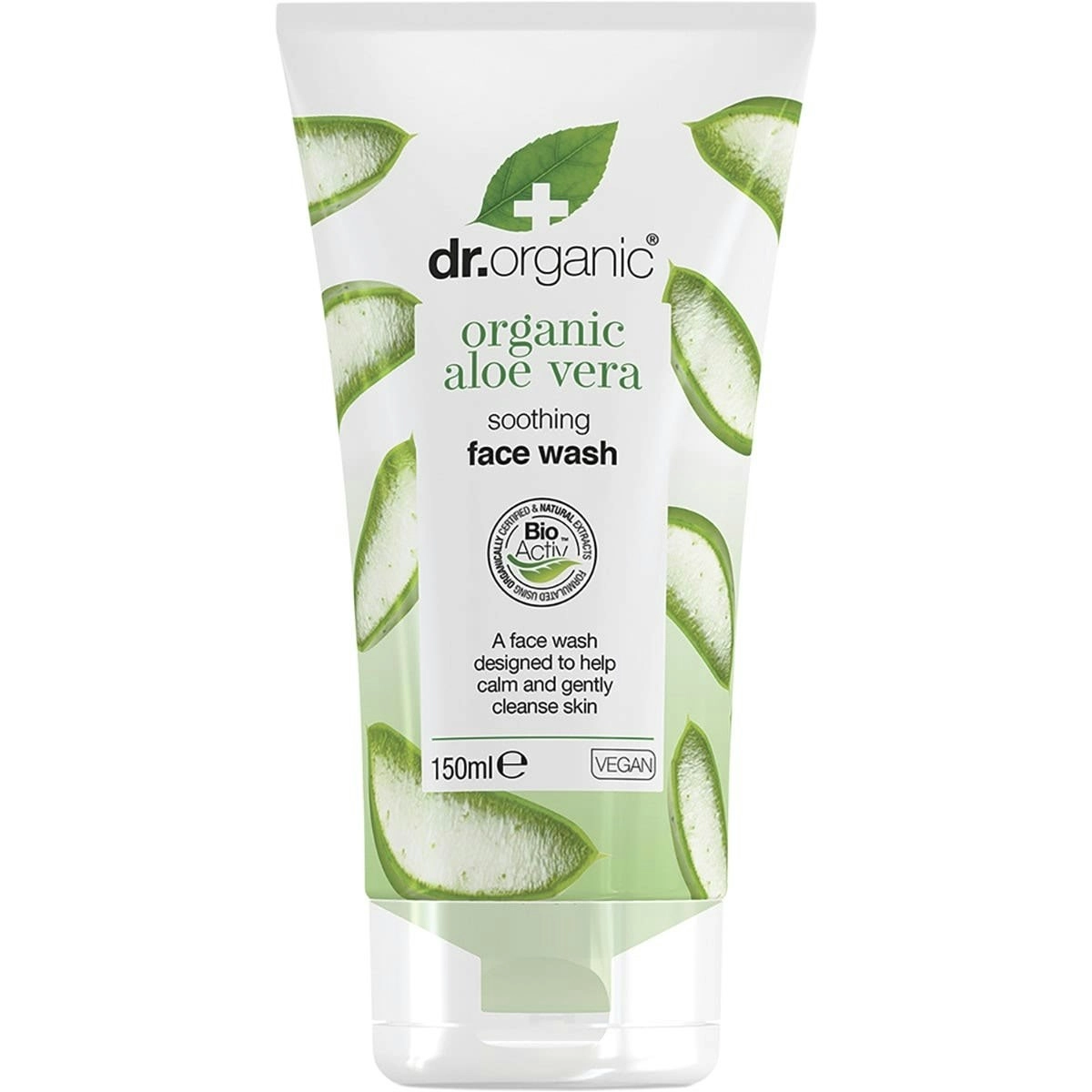 Dr Organic Creamy Face Wash Organic Aloe Vera 150ml