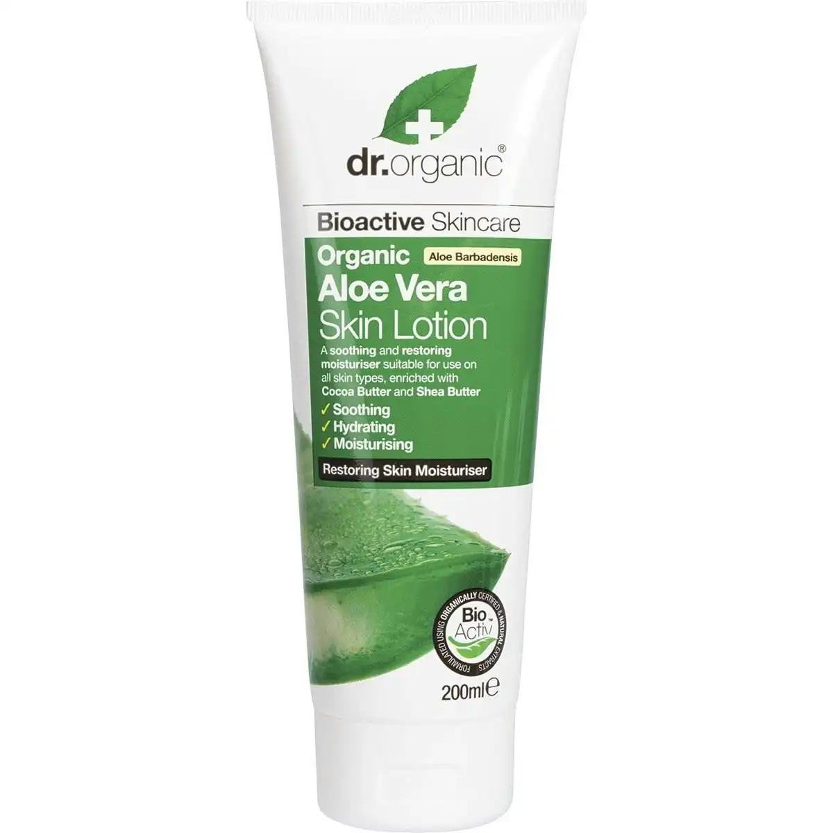 Dr Organic Skin Lotion Organic Aloe Vera 200ml