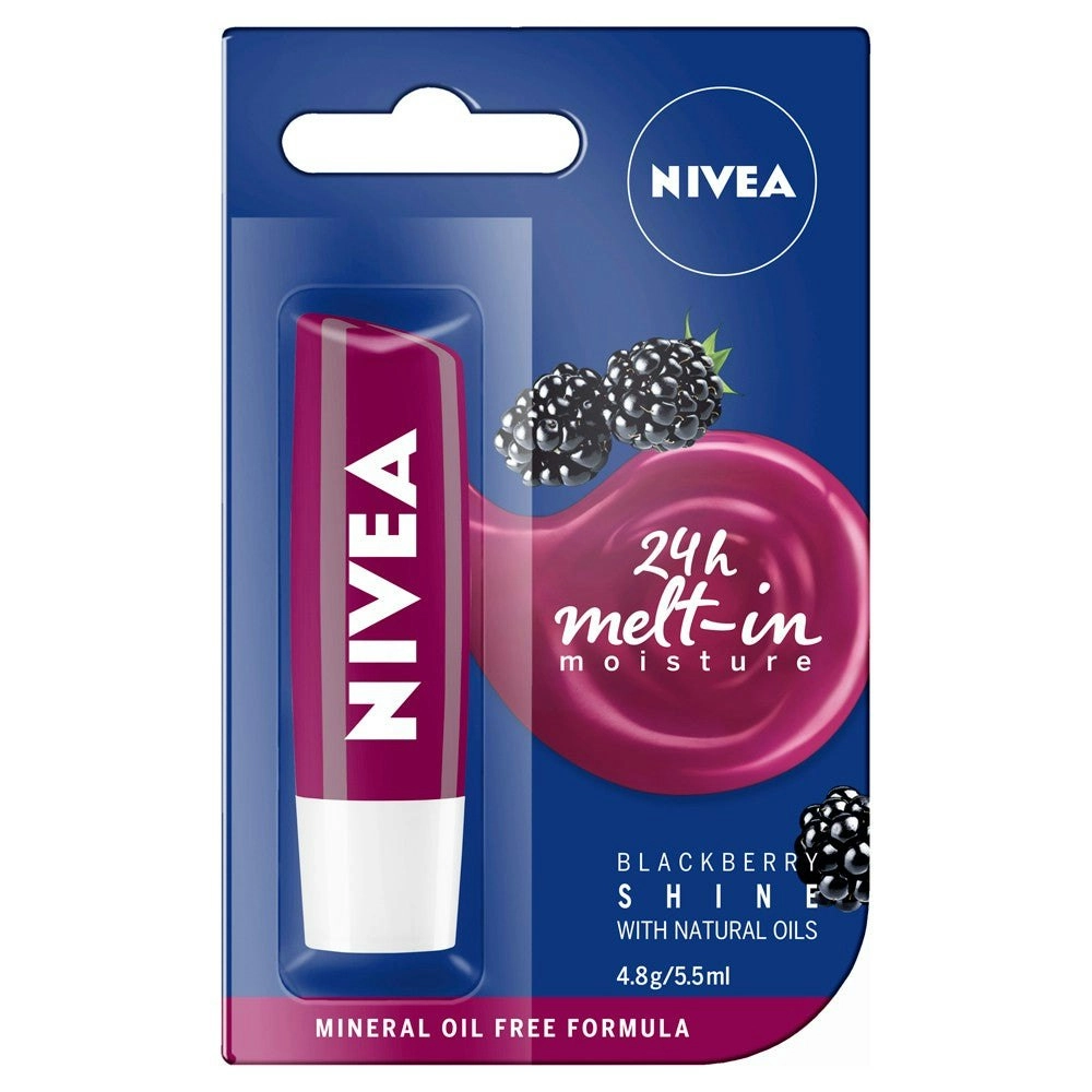 Nivea Lip Care Blackberry Shine 4.8g