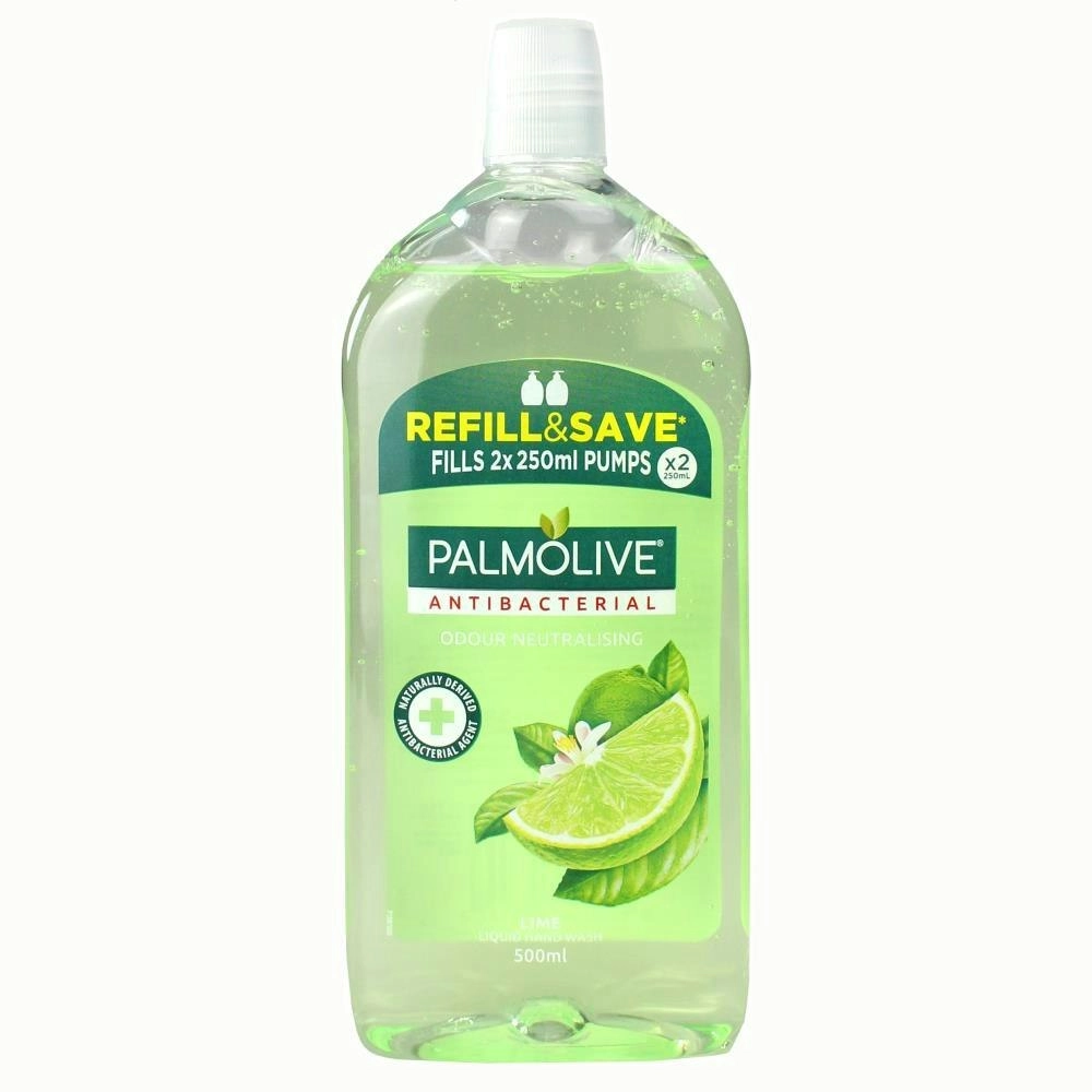 Palmolive Antibacterial Liquid Hand Wash Lime Refill 500mL