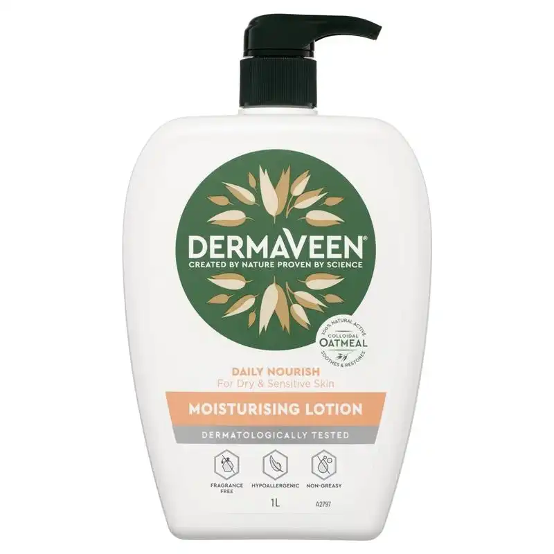 DermaVeen Daily Nourish Moisturising Lotion 1 Litre