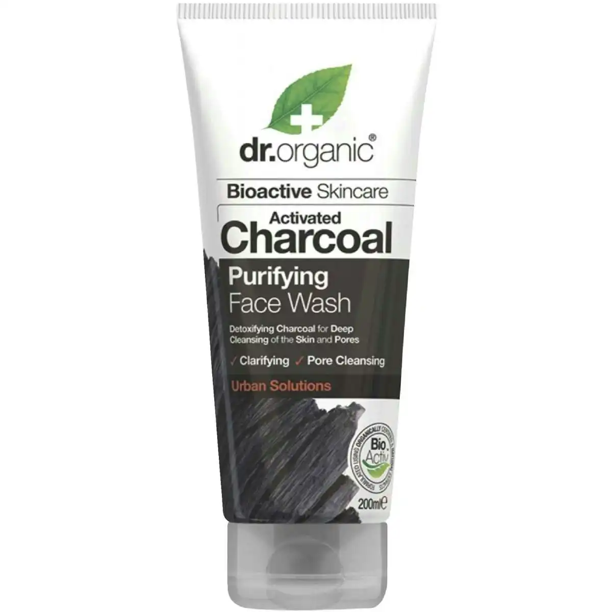 Dr Organic Face Wash Activated Charcoal 200ml