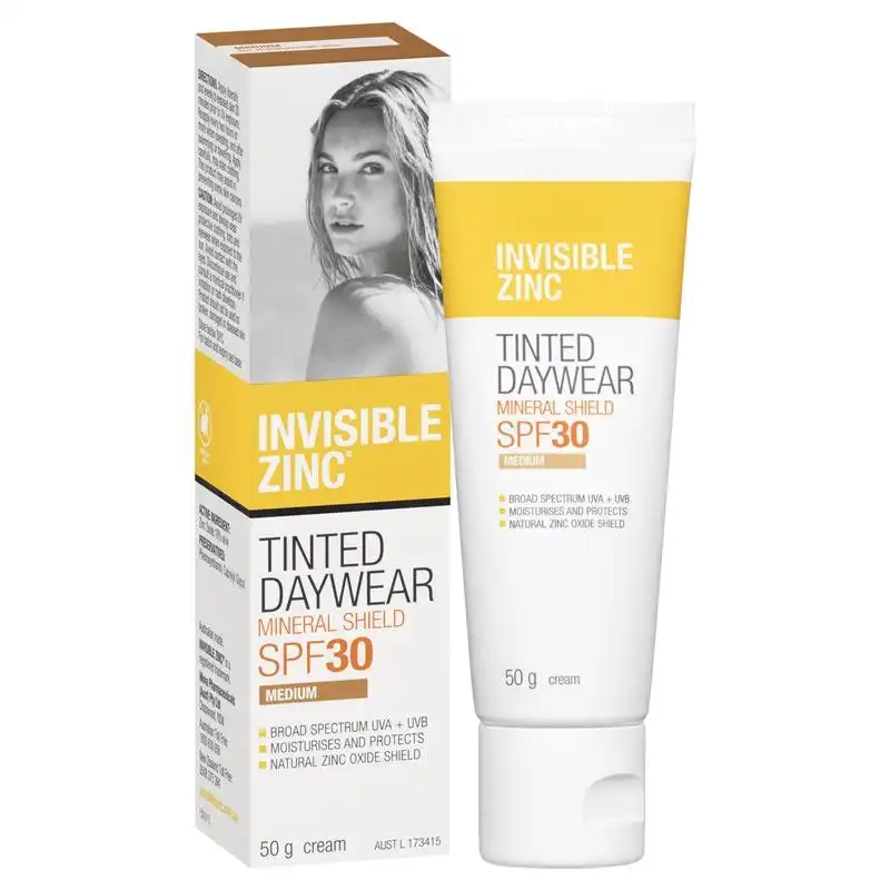 Invisible Zinc Tinted Daywear Medium SPF 30+ 50g