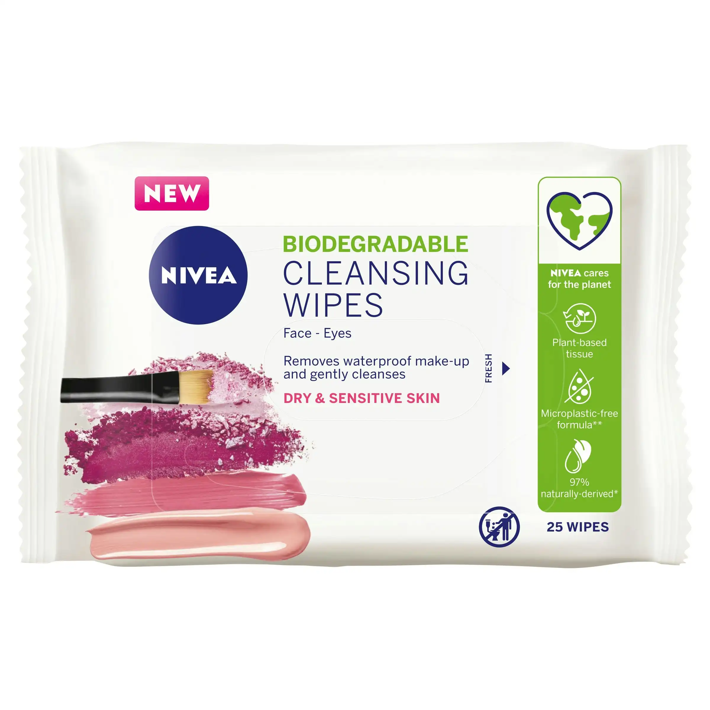 Nivea Daily Essentials Gentle Facial Cleansing Wipes 25pcs