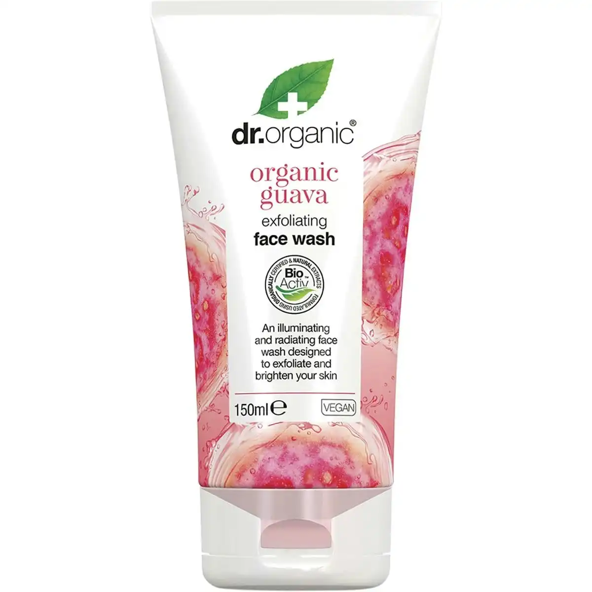 Dr Organic Exfoliating Face Wash Organic Guava 150ml