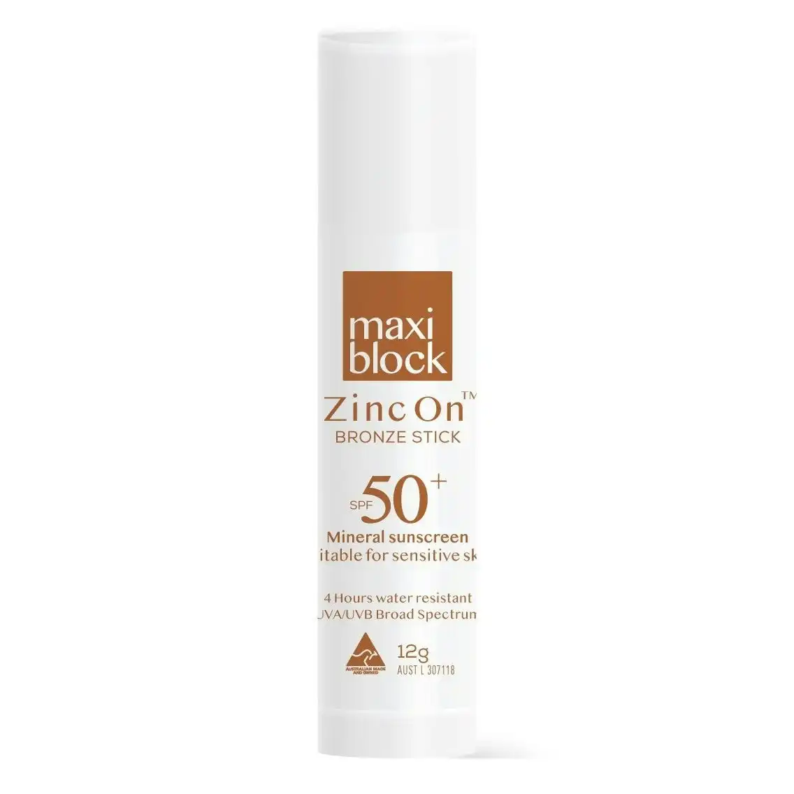 Maxiblock Zinc On Spf50+ Stick Bronze 12g