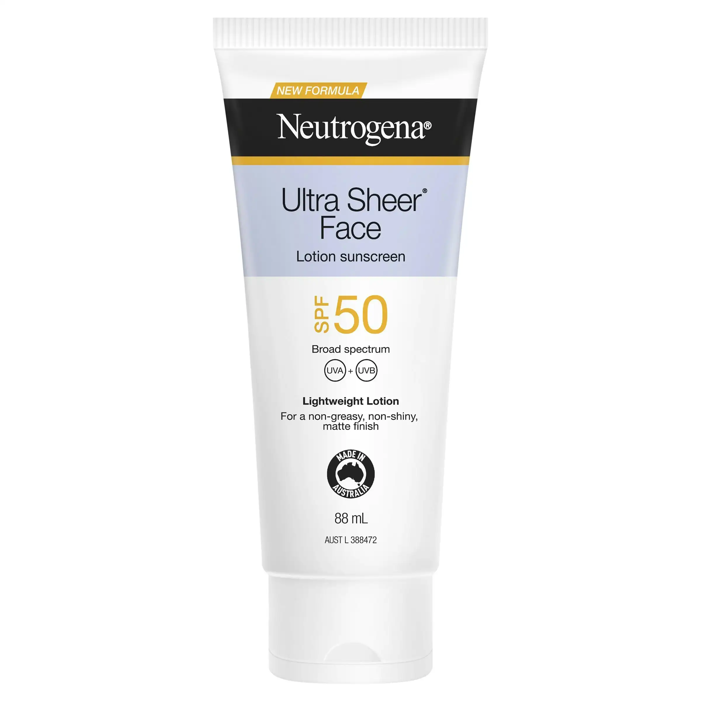 Neutrogena Ultra Sheer Face Lotion Sunscreen SPF50 88 ml