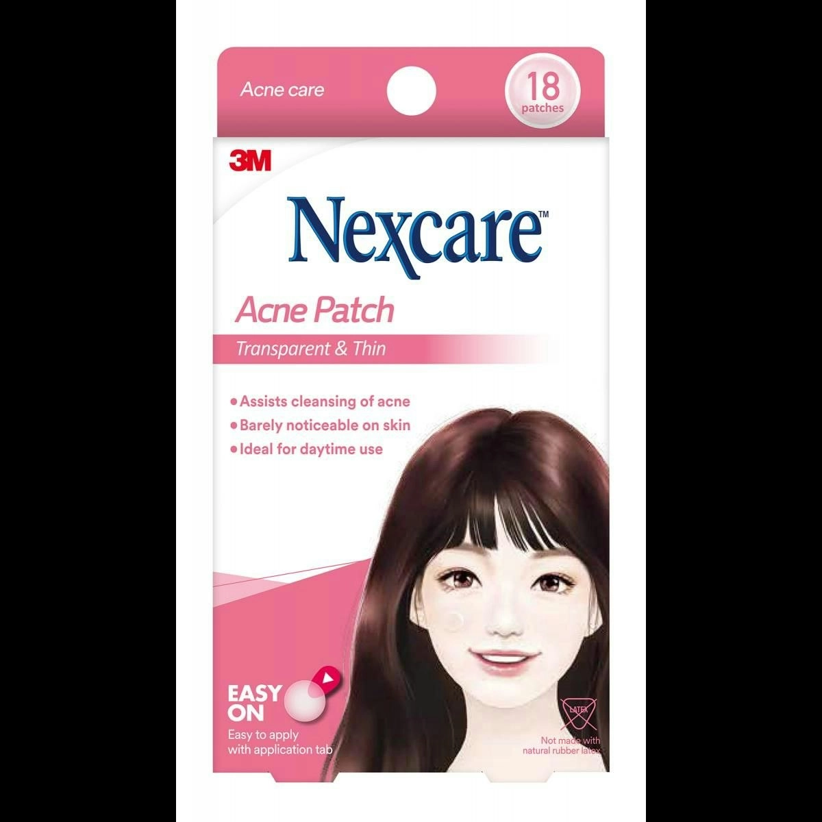 Nexcare Acne Patch Transparent & Thin 18 pack