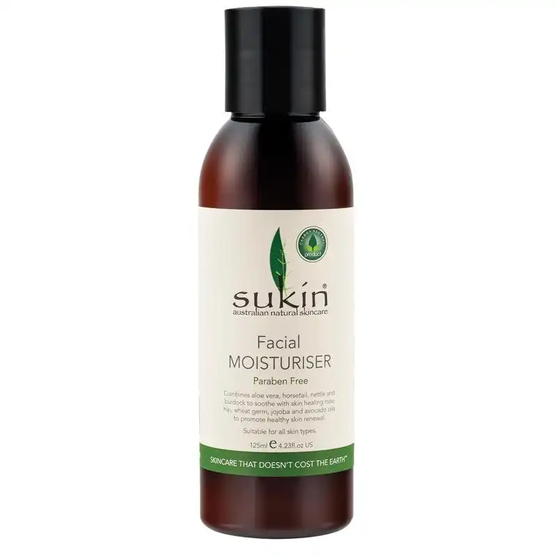 Sukin Facial Moisturiser Cap 125ml