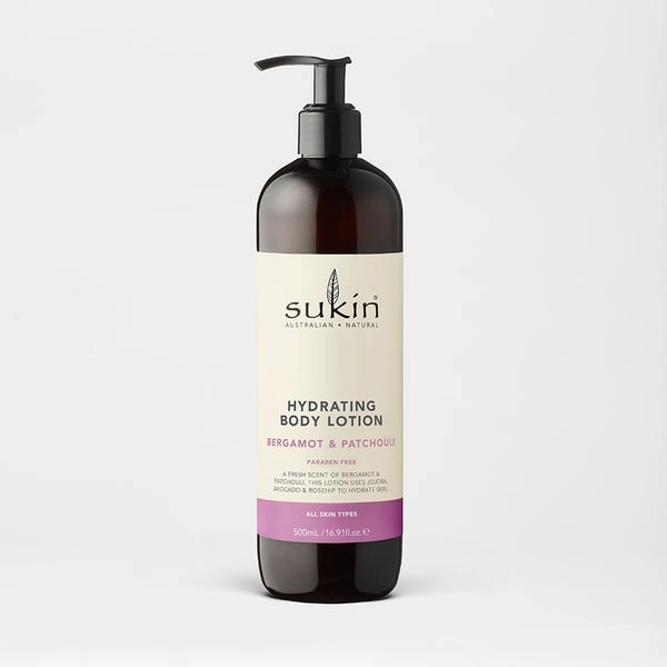 Sukin Hydrating Body Lotion Bergamot & Patchouli 500ml