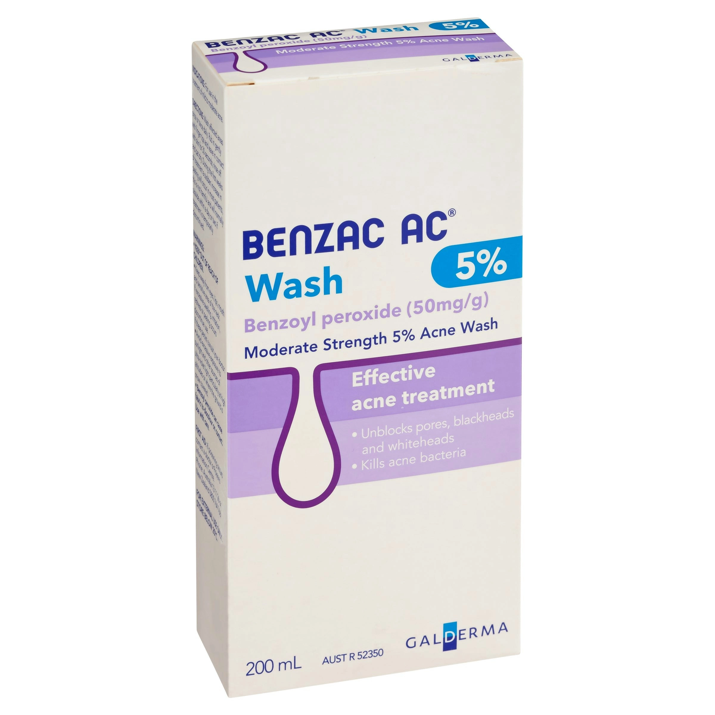 Benzac AC Wash 5% 200ml