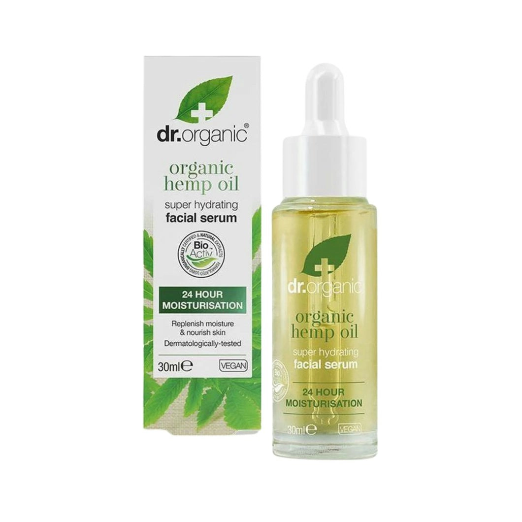 Dr Organic Facial Serum Organic Hemp Oil 30ml