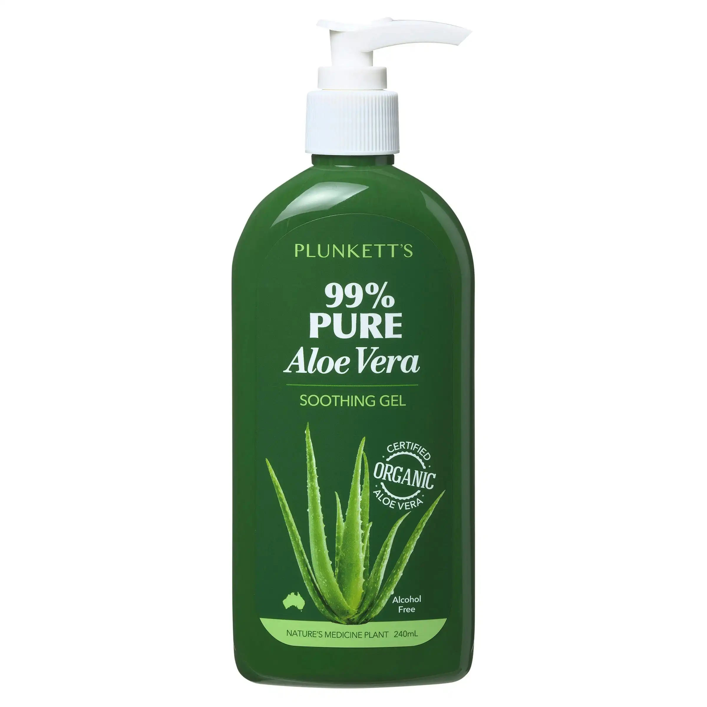 Plunkett Aloe Vera 99% Pure Gel 240ml