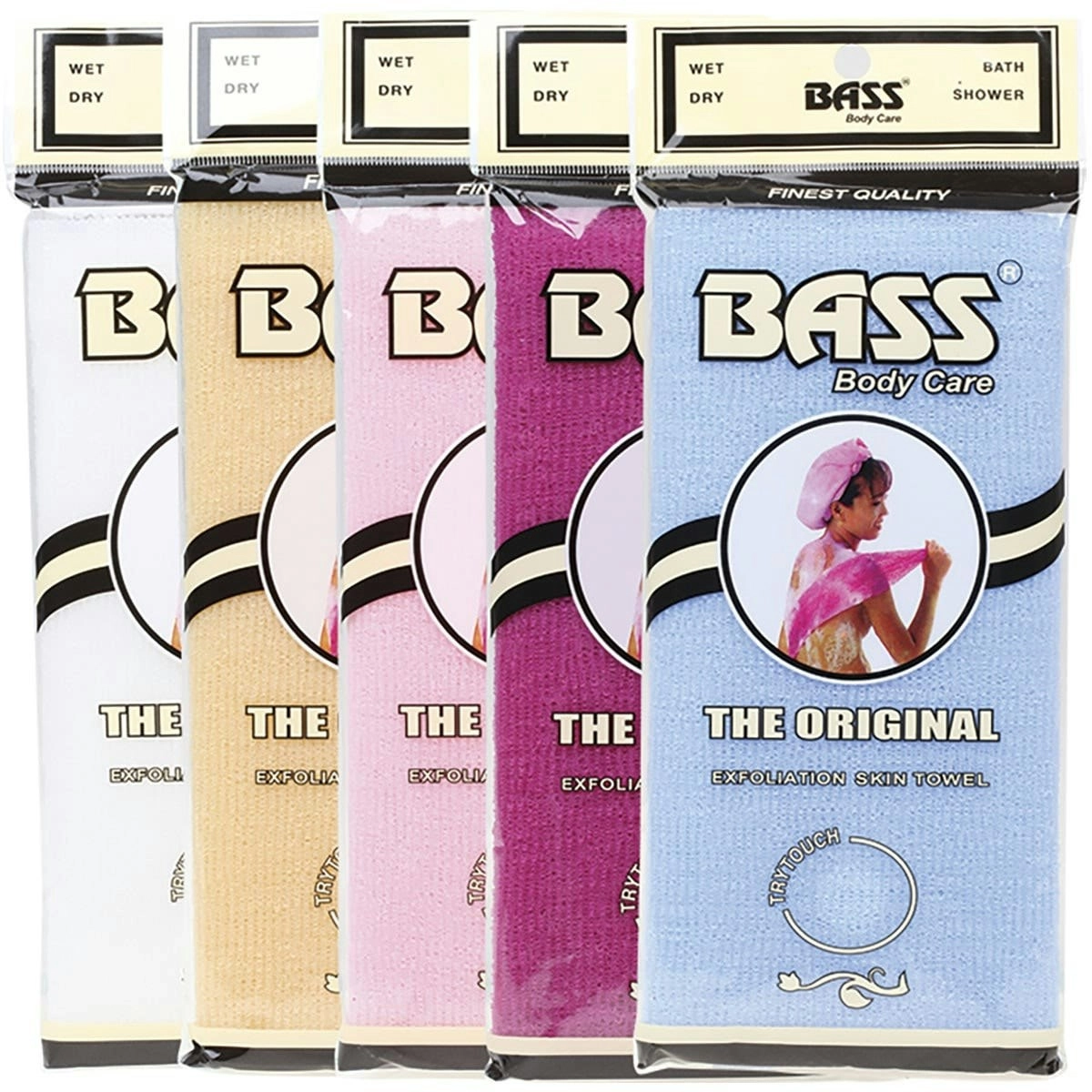 BASS BODY Care Exfoliating Skin Towel 1