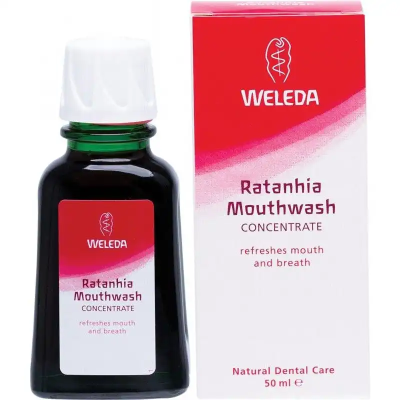 Weleda Mouthwash Ratanhia Herbal Mint Flavour 50ml