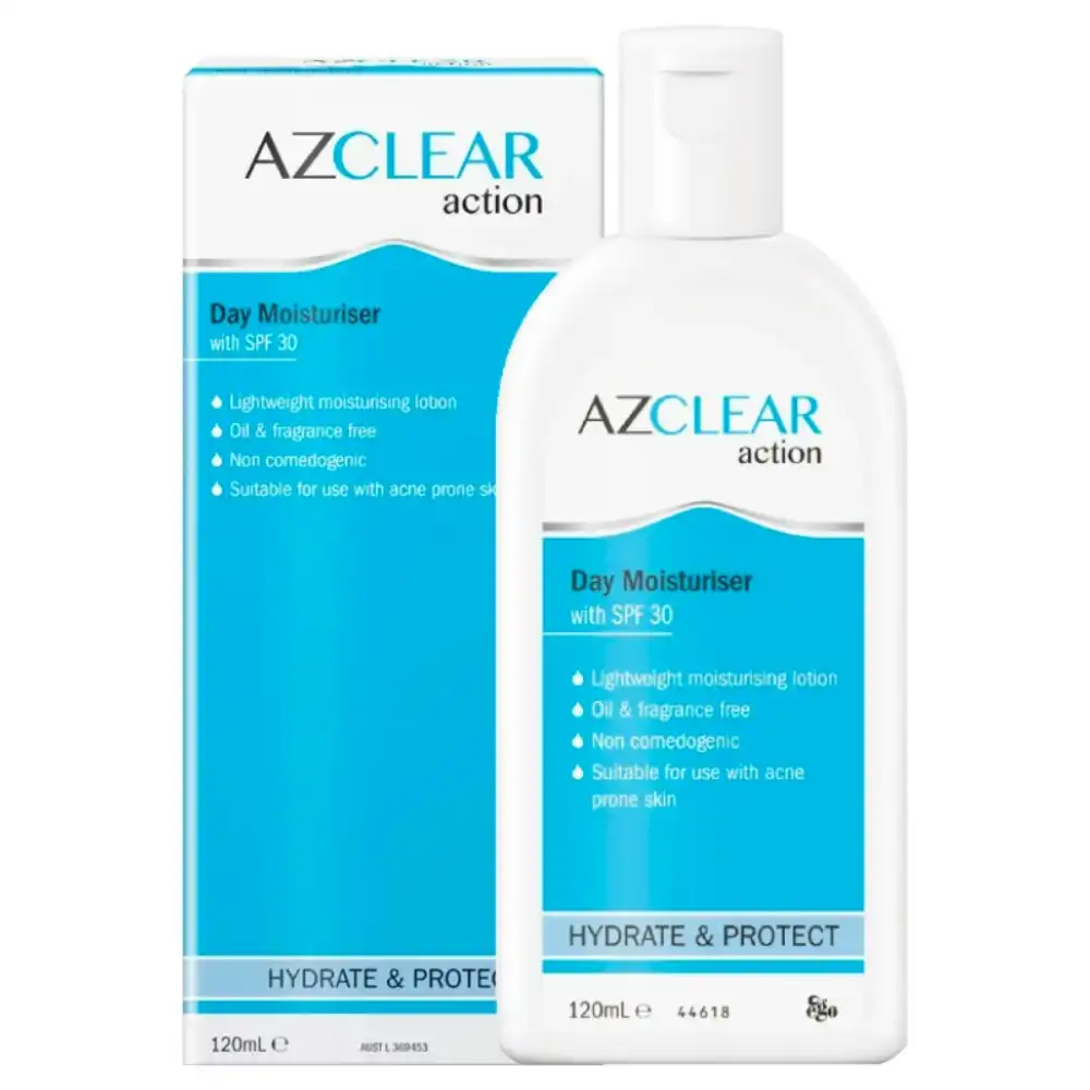 Ego Azclear Action Moisturiser SPF 30+ 120ml