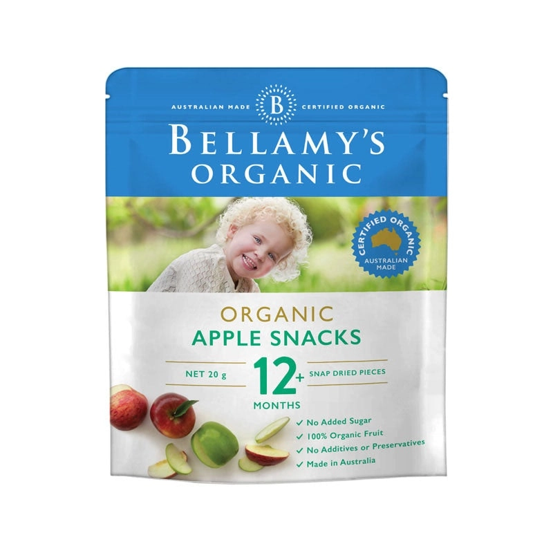 Bellamy's Organic Apple Snacks 20g