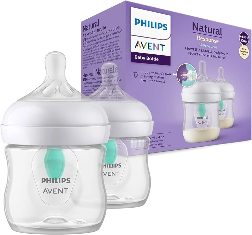 Avent Natural Response Airfree Vent 125ml Bottle 2 Pack