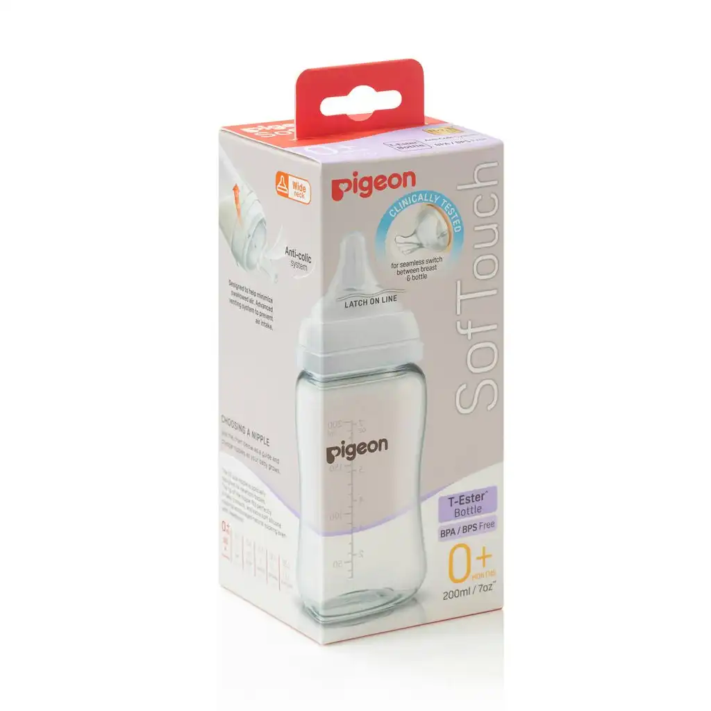 PIGEON SofTouch 3 T-Ester Nursing Bottle 200ML