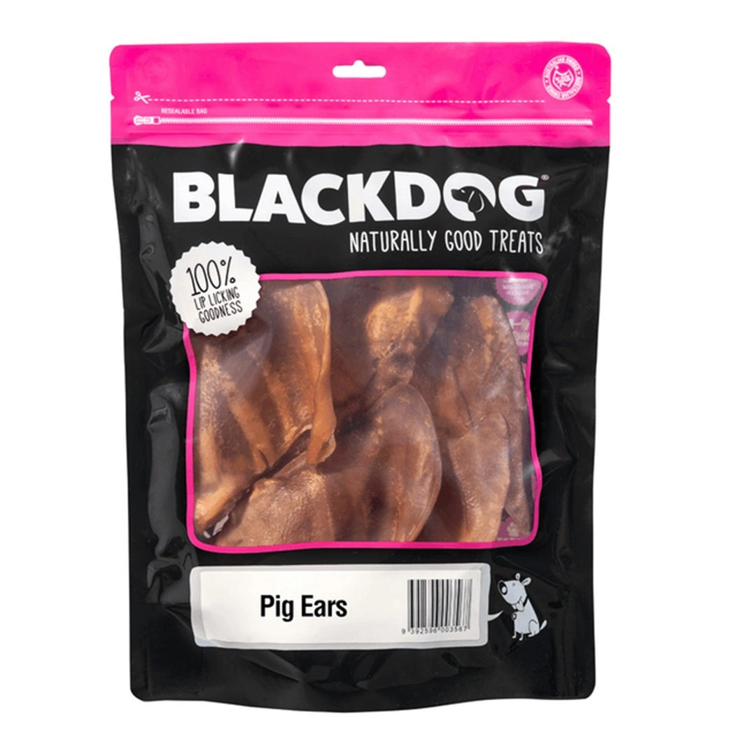 Blackdog Dog Treats Pig Ears 10 pack