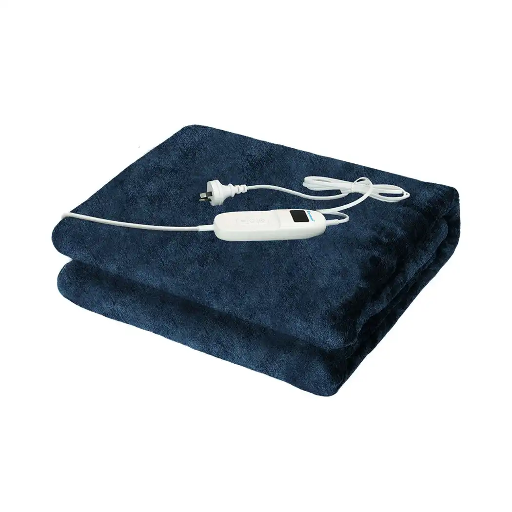 Dreamz Electric Throw Blanket Heated Timer Bedding Washable Warm Winter 160X130