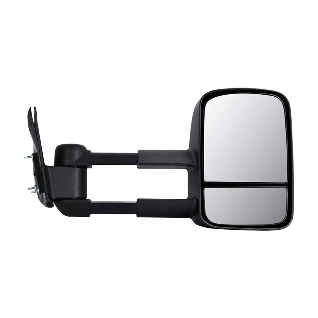 Galvan Pair Extendable Towing Mirrors Black for Toyota HILUX 2012-2015 Adjusting