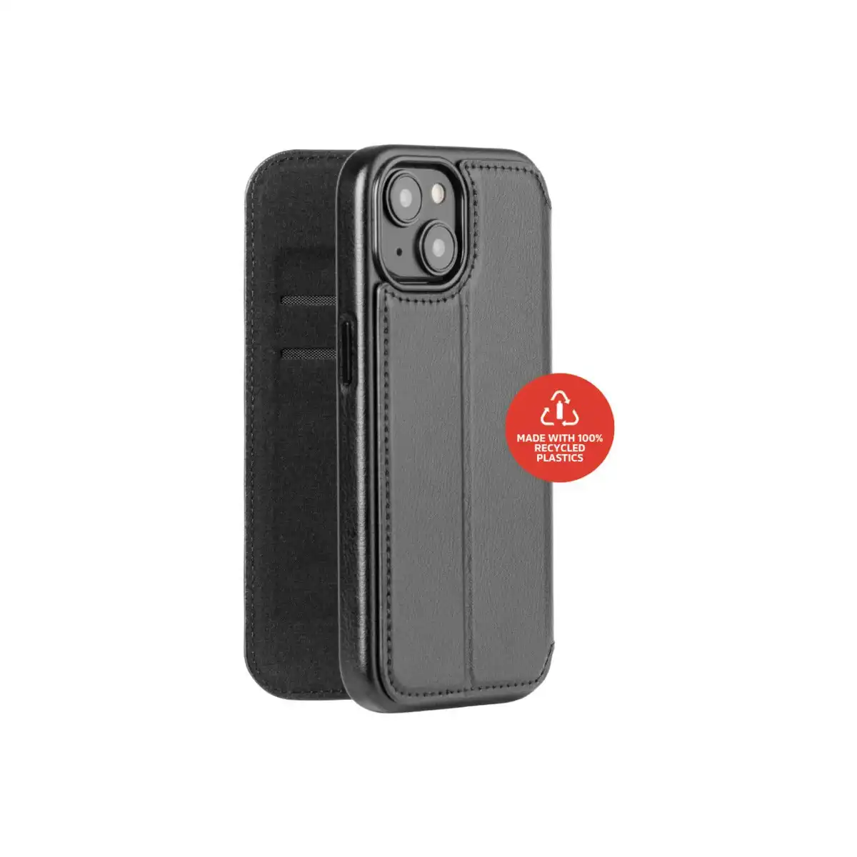 3sixT SlimFolio - Apple iPhone 15 - Black