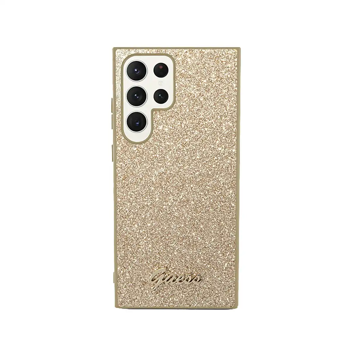 Guess Glitter Script Phone Case for Samsung Galaxy S24 Ultra