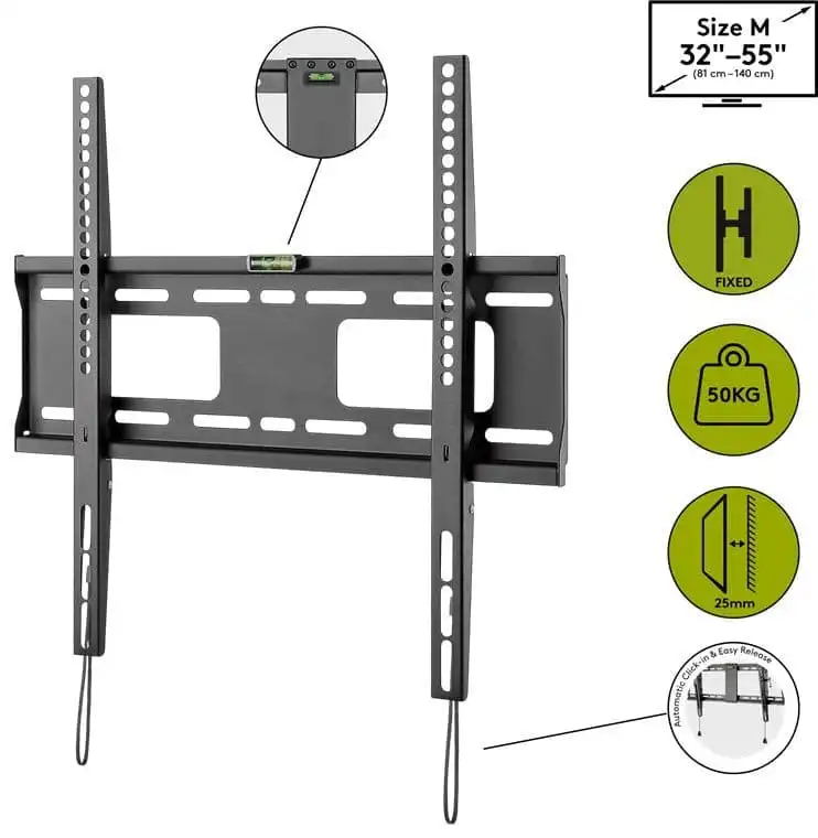 Goobay TV Wall Mount Bracket Fixed Position Pro Medium (32-55") for TVs (32-55")