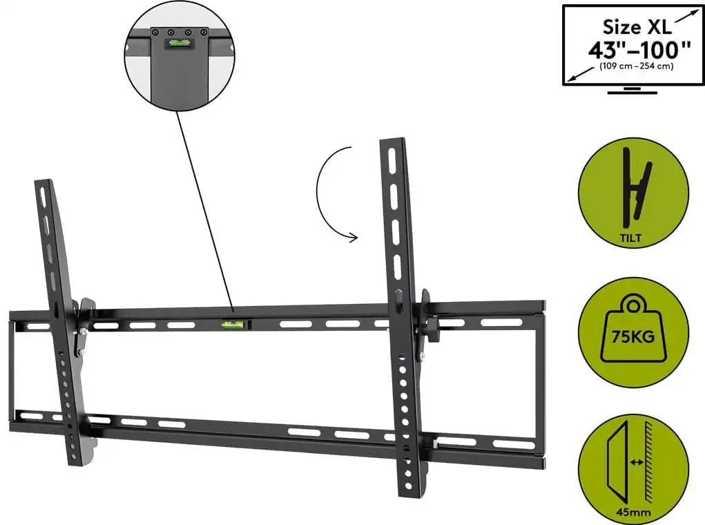 Goobay TV Wall Mount Bracket TILT X-Large (43-100")