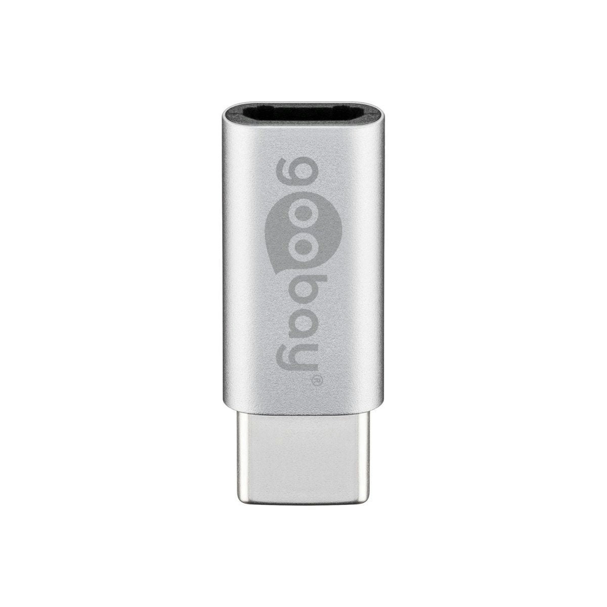 Goobay USB-C male > USB 2.0 Micro female (Type B) - Silver