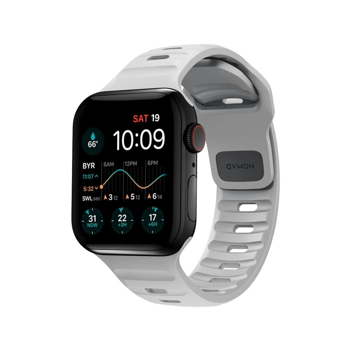 Nomad Apple Watch 40mm / 41mm Sport Band - Lunar Gray