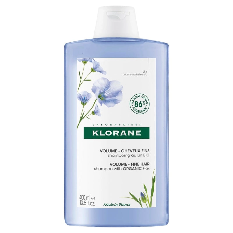 Klorane Volumising Shampoo with Organic Flax 400ml