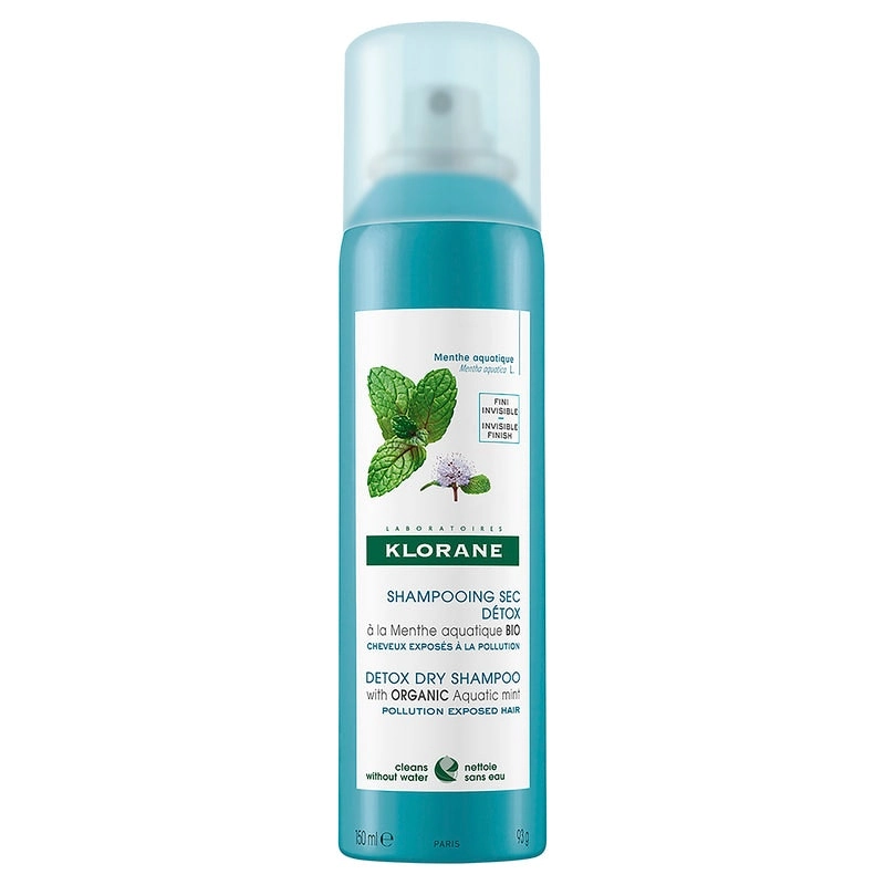 Klorane Detox Dry Shampoo with Organic Aquatic Mint 150ml