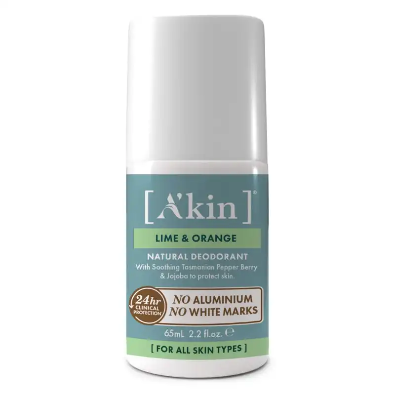 A'kin Lime & Orange Roll On Deodorant 65ml