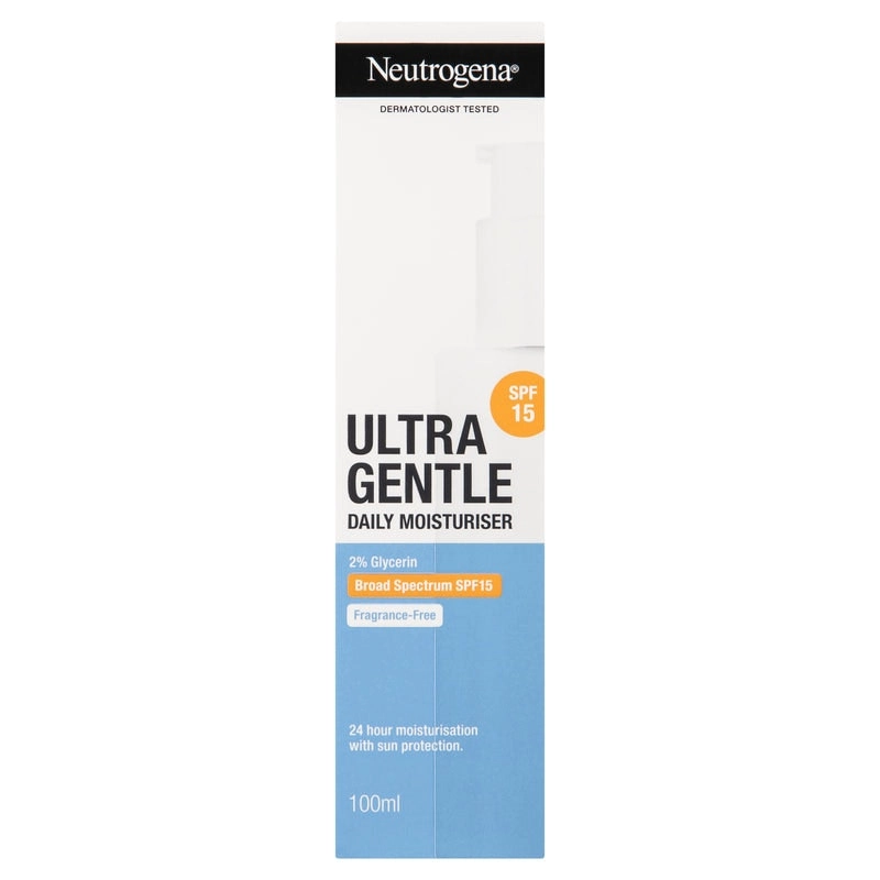 Neutrogena Ultra Gentle Daily Face Moisturiser SPF15 100ml