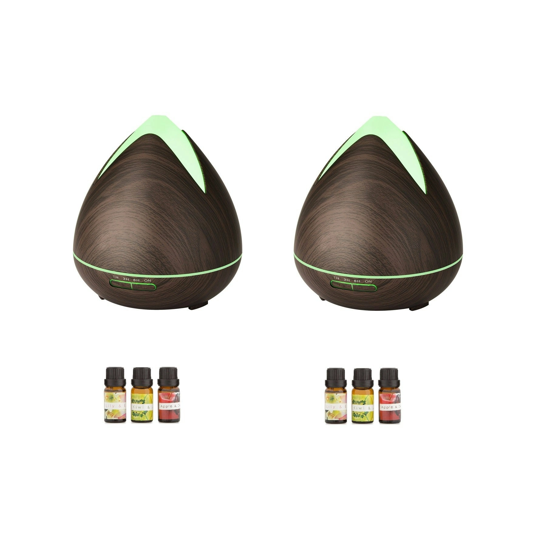 2 x PureSpa Ultrasonic Diffusers + 6 Diffuser Oils Complete Set