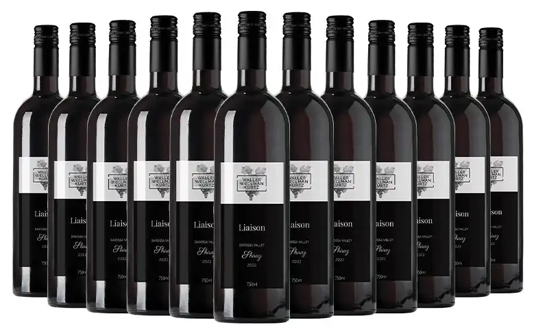 Waller Wellman Kurtz Liaison Barossa Valley Shiraz 2022 Dozen