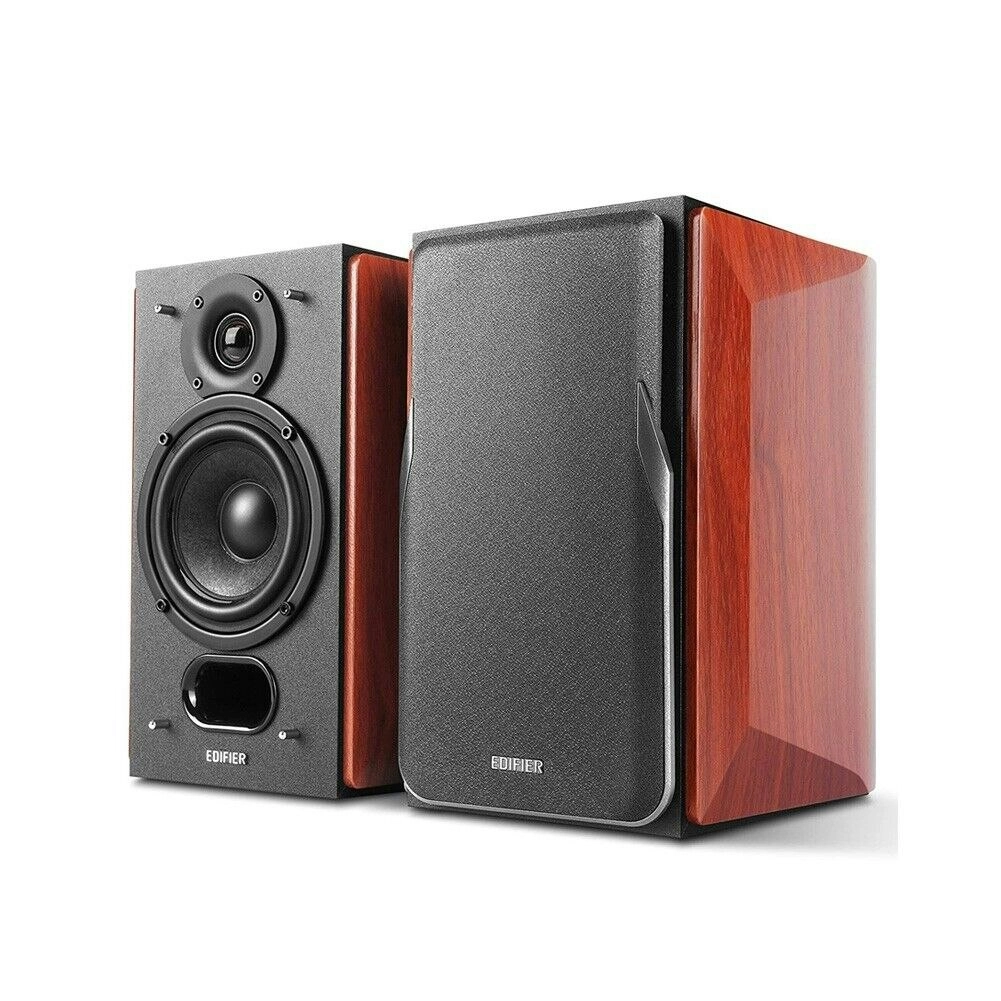 Edifier P17 Passive Bookshelf Speakers Premium Wooden -brown/black